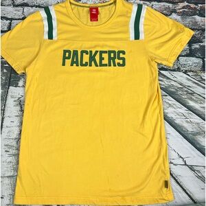 Vtg Green Bay Packers Nike‎ Embroidered Red Tag Sz L